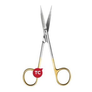 Goldman-Fox Wolframkarbid saks buet 13cm
