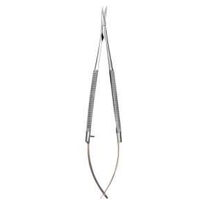 Mikro kirurgi Wolframkarbid saks buet 13cm