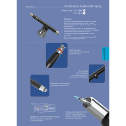 CA-1, Air Abrasion System with spray