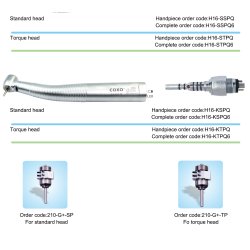 CX207-G H16, High-speed Air Turbine Handpiece