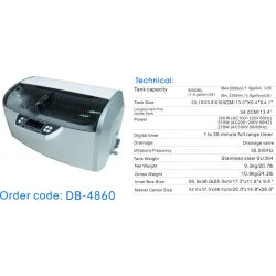 DB-4860, Ultrasonic Cleaners